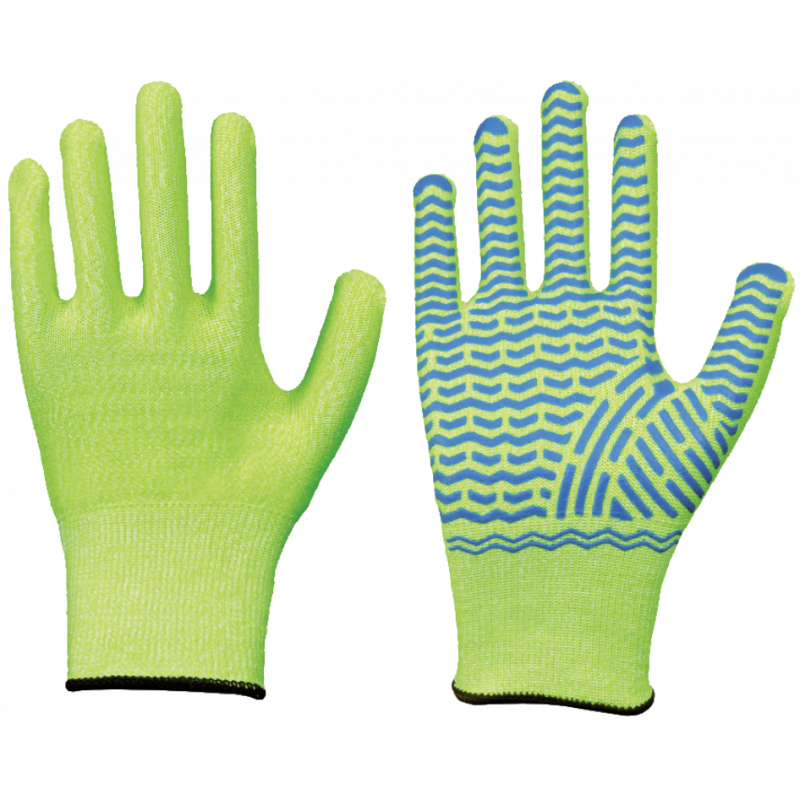 SOLIDSTAR®CUT PROTECTION GLOVES - NEON/ GRIP