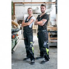 LEIKATEX® BLACK LINE- LATZHOSE- PROFESSIONAL WORKWEAR