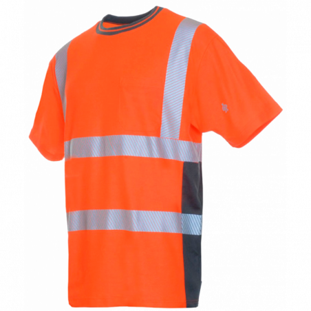 LEIKATEX® BRIGHT LINE- T-SHIRT- EN ISO 20471 KLASSE 2