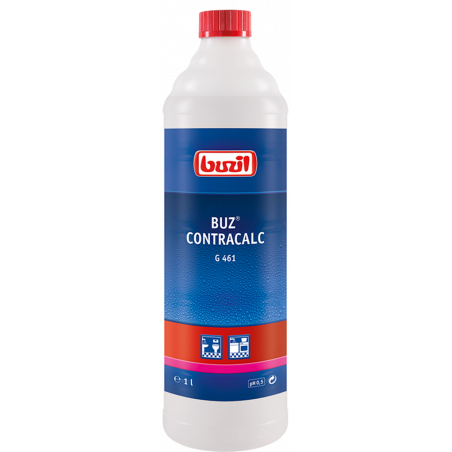 BUZIL® BUZ® CONTRACALC G461- منظف صحي للحمامات والتواليتات لزج عديم اللون معتمد في تركيبه على حمض الفوسفور بعبوة ١ ليتر