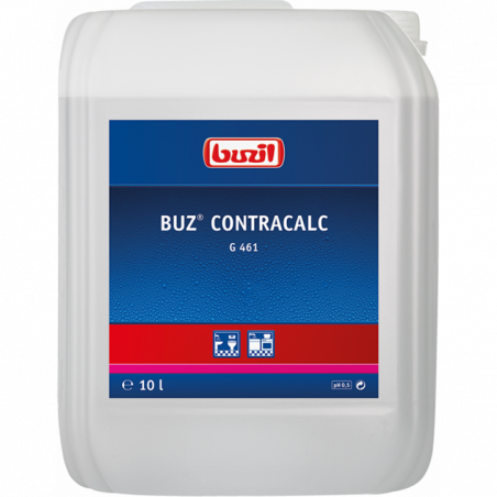 BUZIL® BUZ® CONTRACALC G461- منظف صحي للحمامات والتواليتات لزج عديم اللون معتمد في تركيبه على حمض الفوسفور بعبوة ١٠ ليتر