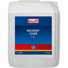 BUZIL® BUCASAN® CLEAR G463- COLORLESS SANITARY MAINTENANCE CLEANER WITH ODOR BLOCKER - 10 LITER