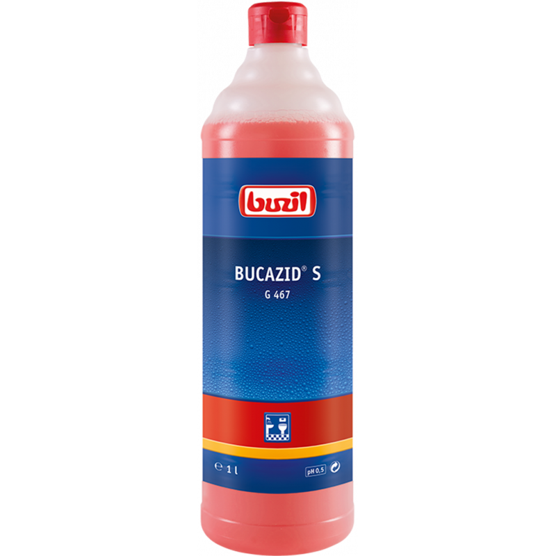 BUZIL® BUCAZID® S G467- ACIDIC SANITARY MAINTENANCE CLEANER BASED ON AMIDOSULFONIC ACID WITH ODOR BLOCKER- 1 LITER