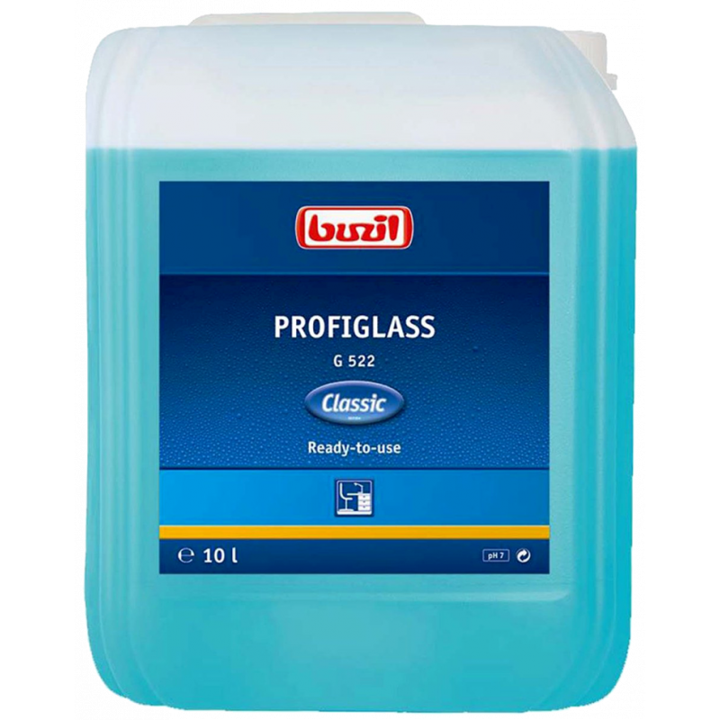 BUZIL® PROFIGLASS G522- READY-TO-USE GLASS CLEANER- 10 LITER