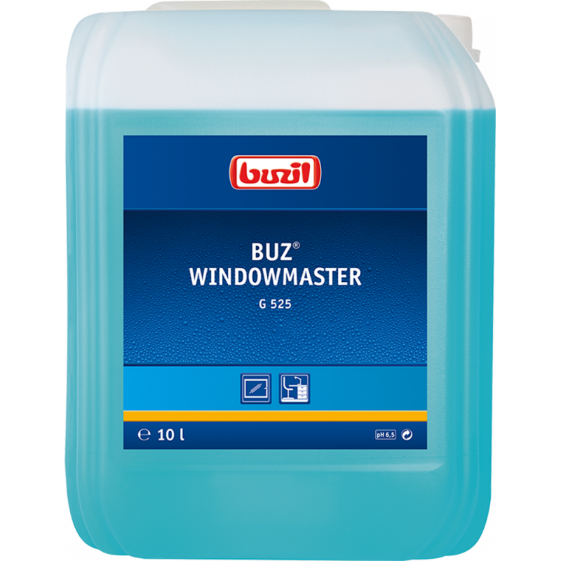 BUZIL® BUZ® WINDOWMASTER G525- GLASS AND FRAME CLEANER CONCENTRATE- 10 LITER
