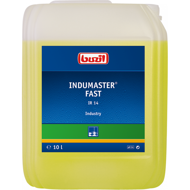 BUZIL® INDUMASTER® FAST IR14 - منظف صناعي لماكينات جلي الاراضي- عالي القلوية ويجف بسرعة ١٠ ليتر