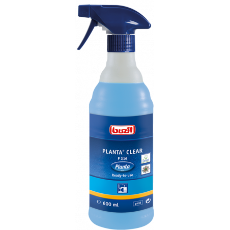 BUZIL® PLANTA® CLEAR P316- منظف للزجاج صديق للبيئة جاهز للاستعمال ٦٠٠ مل