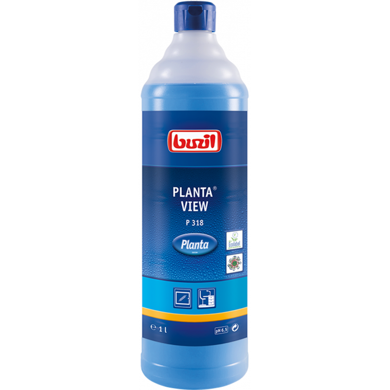 BUZIL® PLANTA® VIEW P318- ECOLOGICAL GLASS AND WINDOW CLEANING CONCENTRATE- 1 LITER
