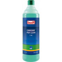 BUZIL® CORRIDOR® PUR CLEAN S766- FLOOR MAINTENANCE CLEANER FOR PUR FINISHES WITH ODOR BLOCKER-1 LITER