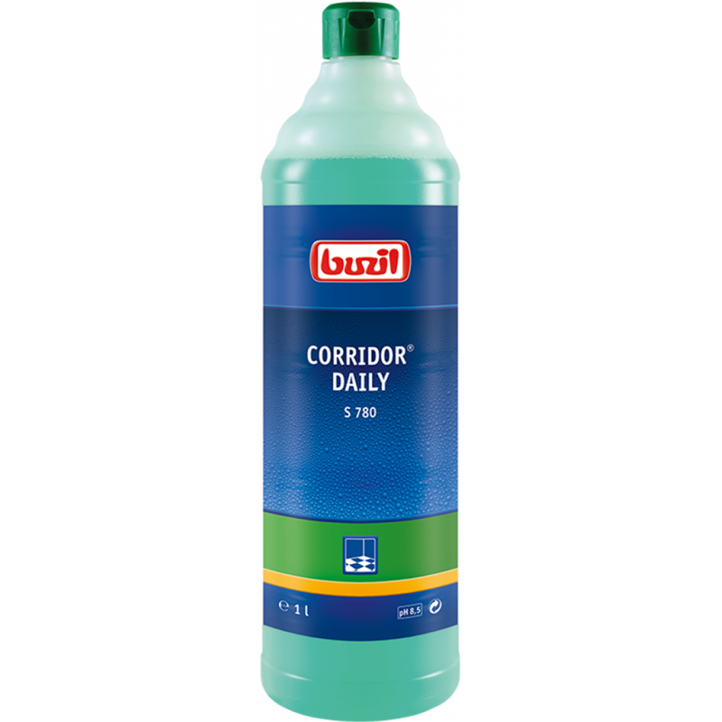 BUZIL® CORRIDOR® DAILY S780- WIPE CARE BASED ON WATER-SOLUBLE POLYMERS WITH ODOR BLOCKER-1 LITER