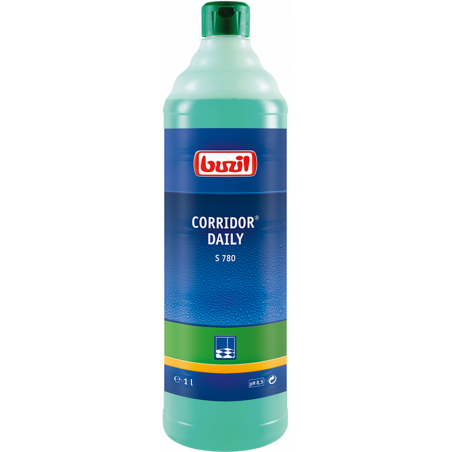 BUZIL® CORRIDOR® DAILY S780- WIPE CARE BASED ON WATER-SOLUBLE POLYMERS WITH ODOR BLOCKER-1 LITER