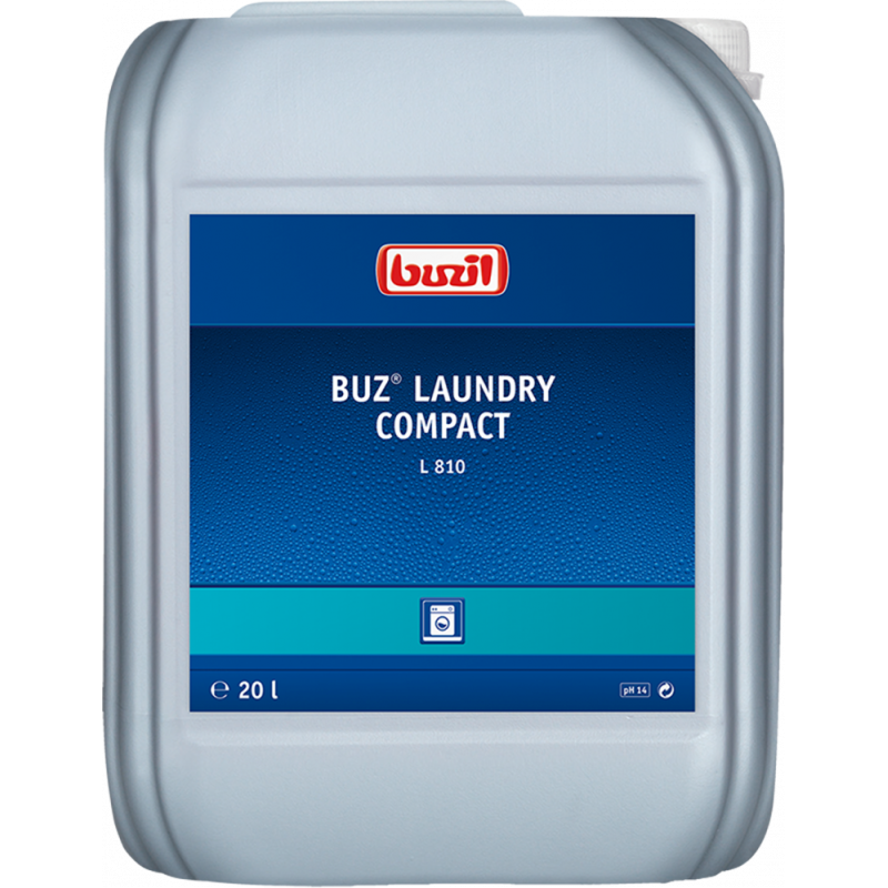 BUZIL® BUZ® LAUNDRY COMPACT L810- HIGHLY CONCENTRATED LIQUID DETERGENT- 20 LITER