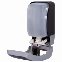 METZGER® موزع تنظيف مقعد المرحاض بعبوة  خرطوشية - مطلي باللون الأسود والفضي