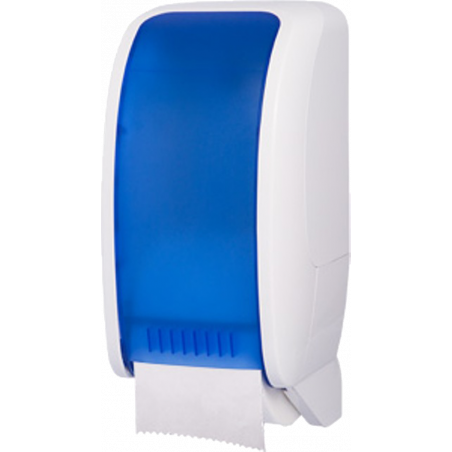 METZGER® موزع ورق التواليت ذو الأسطوانات المزدوجة - بلون  أبيض وأزرق