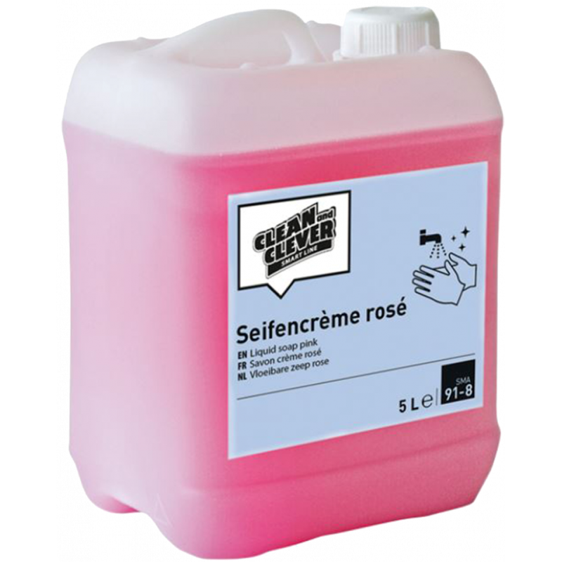 CLEAN AND CLEVER SMART LINE-SMA91-8-SEIFENCREME ROSE  5 LITER