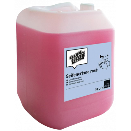 CLEAN AND CLEVER SMART LINE-SMA91-10- CREAMY SOAP WITH ROSE SCENT- 10 LITRE