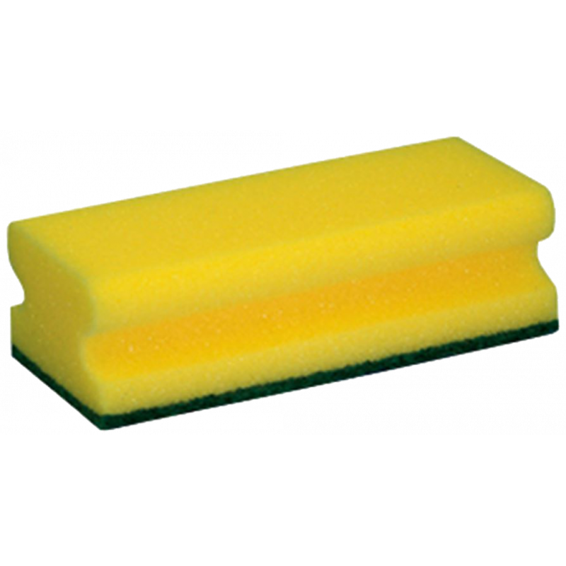 CLEAN AND CLEVER- SMART LINE-SMA 60-SCRAPER-SPONGE- SMALL- 9.5 X 7 X 4.5 CM- 6 PACK