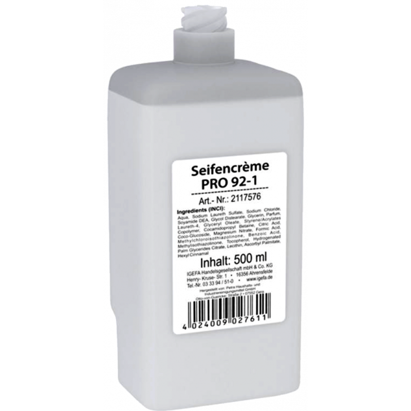 CLEAN AND CLEVER PRO LINE-PRO92-1-SEIFENCREME 500 ML