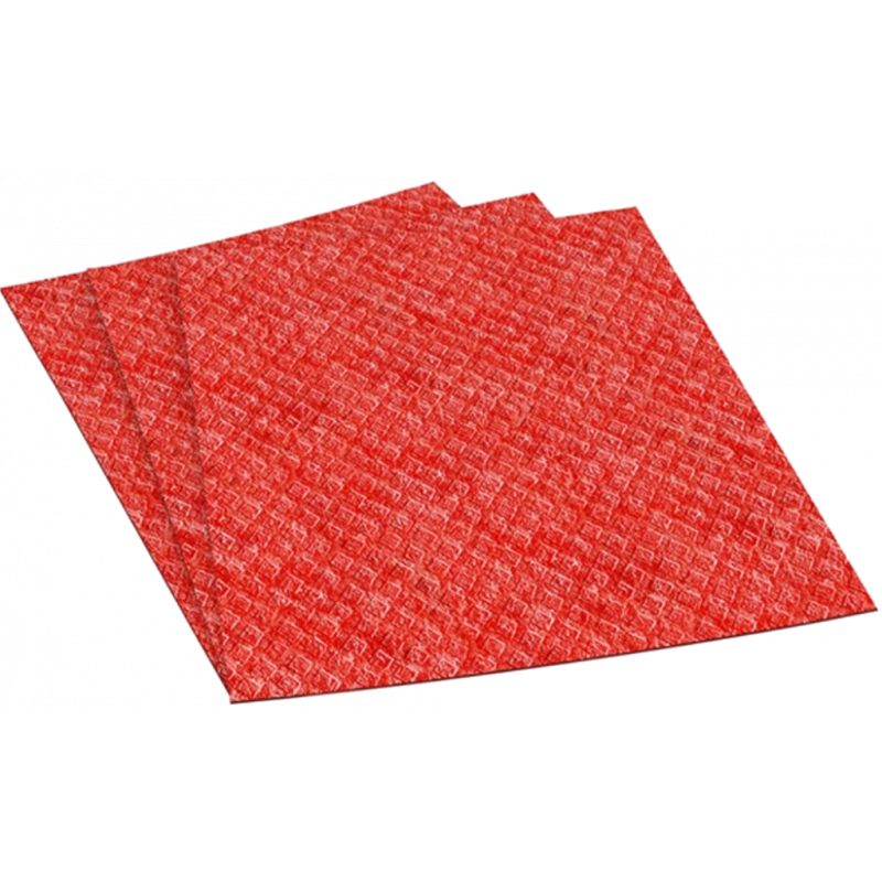 CLEAN AND CLEVER- PRO LINE PRO 65- ممسحة اسفنجية بقياس ٢٦ سم X ٣٢ سم بلون أحمر