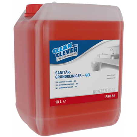 CLEAN AND CLEVER- PRO LINE PRO 84- NETTOYANT SANITAIRE- 10 LITRES