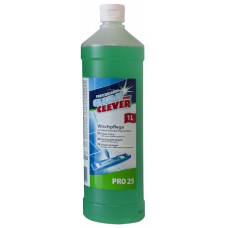 CLEAN AND CLEVER PRO LINE- PRO25- FLOOR WIPING CARE- CONCENTRATE- 1 LITER