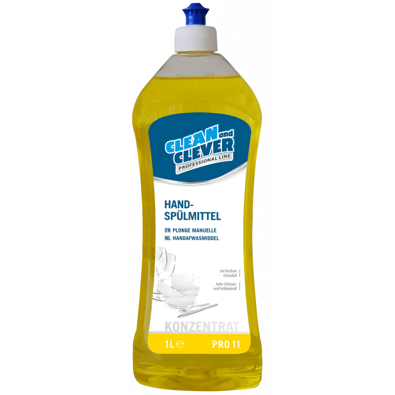 CLEAN AND CLEVER PRO LINE- PRO11- AGENT POUR LE LAVAGE DES MAINS- 1 LITRE