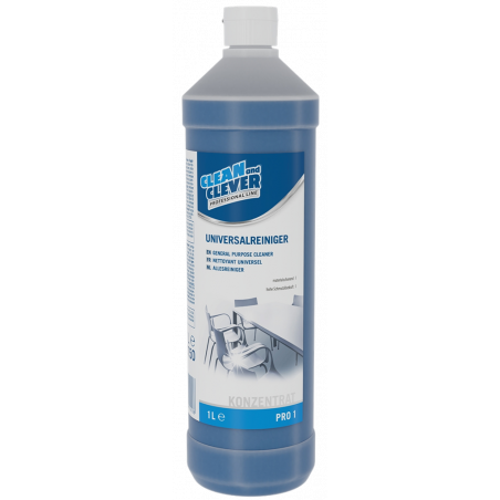 CLEAN AND CLEVER- PRO LINE PRO- UNIVERSAL CLEANER- 1 LITER