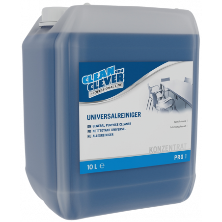 CLEAN AND CLEVER- PRO LINE PRO1- NETTOYANT UNIVERSEL- 10 LITRES