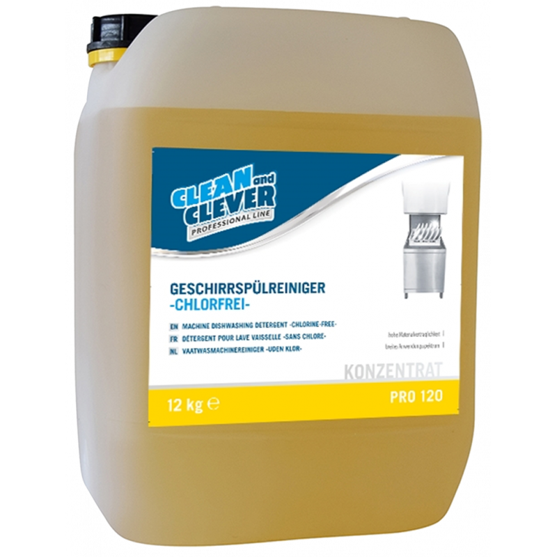 CLEAN AND CLEVER PRO LINE-PRO120-DETERGENTE LAVASTOVIGLIE 12 KG