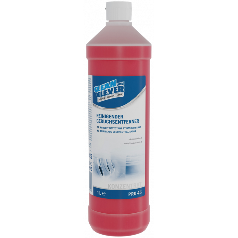 CLEAN AND CLEVER PRO LINE-PRO45-DÉSODORISANT 1 LITRE