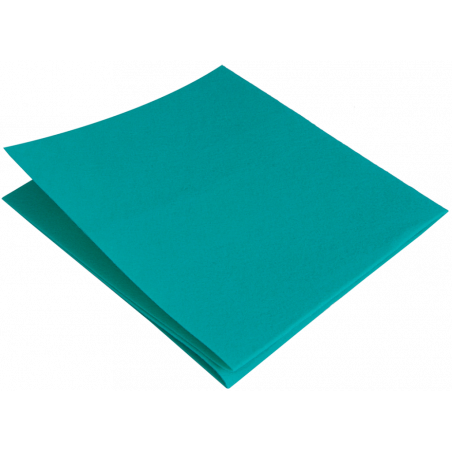 CLEAN AND CLEVER SMA LINE- SMA63- FLEECE- ALL PURPOSE TOWEL- 38 X 40 CM- GREEN
