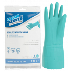 CLEAN AND CLEVER PRO LINE-PRO57-NITRILHANDSCHUH GROßE S