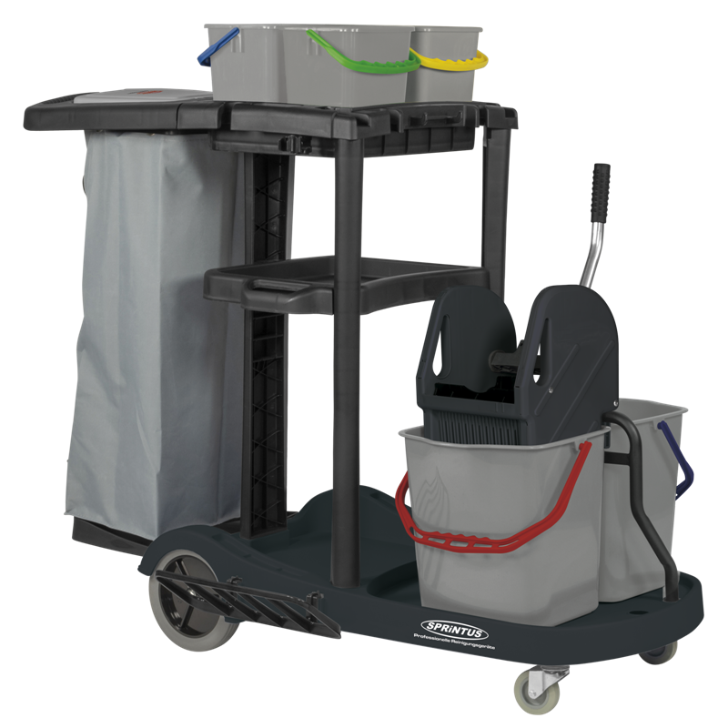 SPRINTUS® PURI X CLEANING TROLLEY COMPLETE
