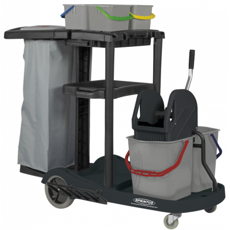 SPRINTUS® PURI X CLEANING TROLLEY COMPLETELY INCLUDING WASTE SEPARATION