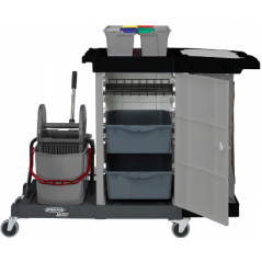 SPRINTUS® MATRI  X - عربة تنظيف ماتريكس قابلة للاغلاق مع جهاز لعصر ماسحات الاراضي