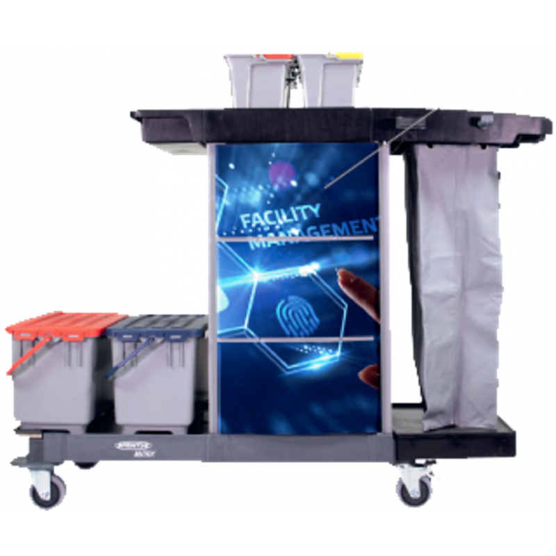 CHARIOT DE NETTOYAGE SPRINTUS® MATRI X - MOP BOX ROUGE