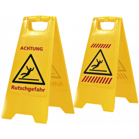 SPRINTUS® WARNSCHILD MIT SCHRIFTZUG RUTSCHGEFAHR