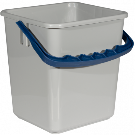 SPRINTUS® CLEANING TROLLEY ACCESSORIES BUCKET 4 LITER- GRAY- BLUE HANDLE