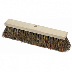 NÖLLE® STREET BROOM PIASSAVA- SADDLE WOOD- 40 CM