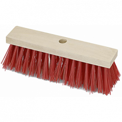 NÖLLE® STREET BROOM ELASTON FLAT WOOD- SMOOTH BRISTLES- 29 CM