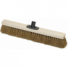 NÖLLE® ROOM FLOOR BROOM WITH POWER STICK HOLDER- NATURAL COCONUT- 40 CM