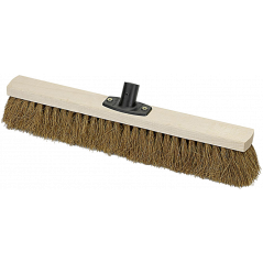 NÖLLE® ROOM FLOOR BROOM WITH POWER STICK HOLDER- NATURAL COCONUT- 60 CM