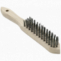 NÖLLE® HAND WIRE BRUSH, STAINLESS STEEL- 4 ROWS