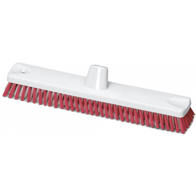 NÖLLE® HACCP WIDE WIPING BRUSH-45 CM- BRISTLE 0,5- RED
