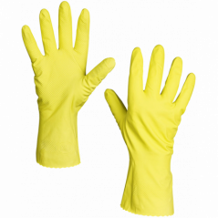 NÖLLE® LATEX HOUSEHOLD GLOVES- COLOUR YELLOW- SIZE M