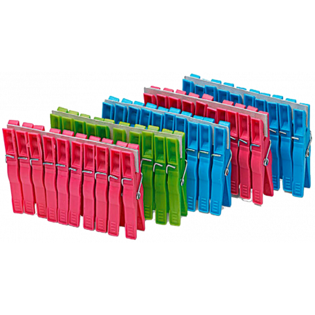 NÖLLE® CLOTHESPIN- PLASTIC- STRONG- 50 PIECES
