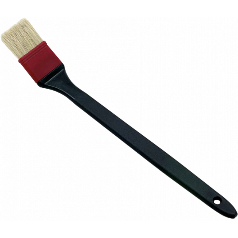 NÖLLE® INDUSTRIAL RADIATOR PAINT BRUSH- RED PLASTIC FERRULE-1 INCH-25 MM