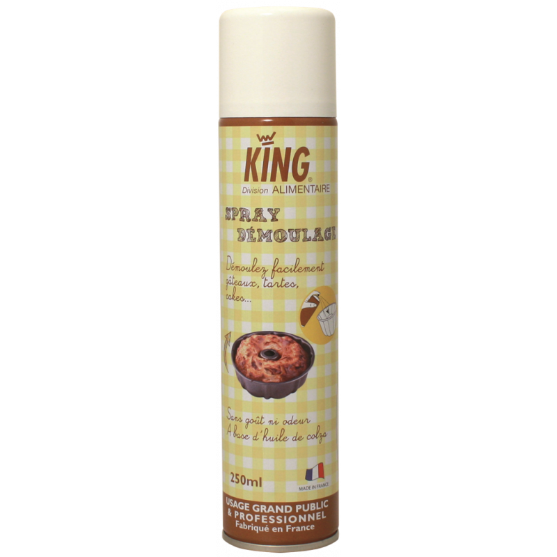 KING® NON-STICK COOKING SPRAY WITH 97,4% RAPSEED OIL- 250 ML