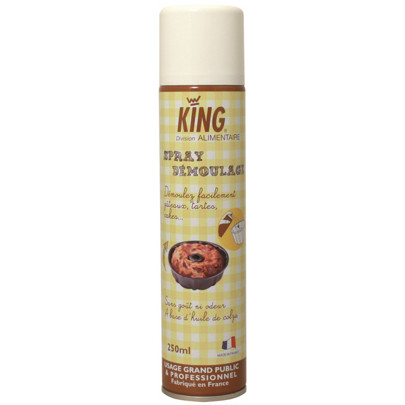 KING® SPRAY DA CUCINA ANTIADERENTE AL 97,4% OLIO DI COLZA- 250 ML