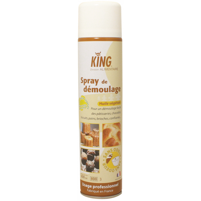 KING® SPRAY DE CUISINE ANTIADHÉSIF À 98,4% D'HUILE DE COLZA- 600 ML